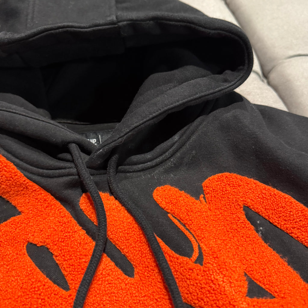 Geedup Handstyle Hoodie 'Black Burnt Orange' (Second hand)
