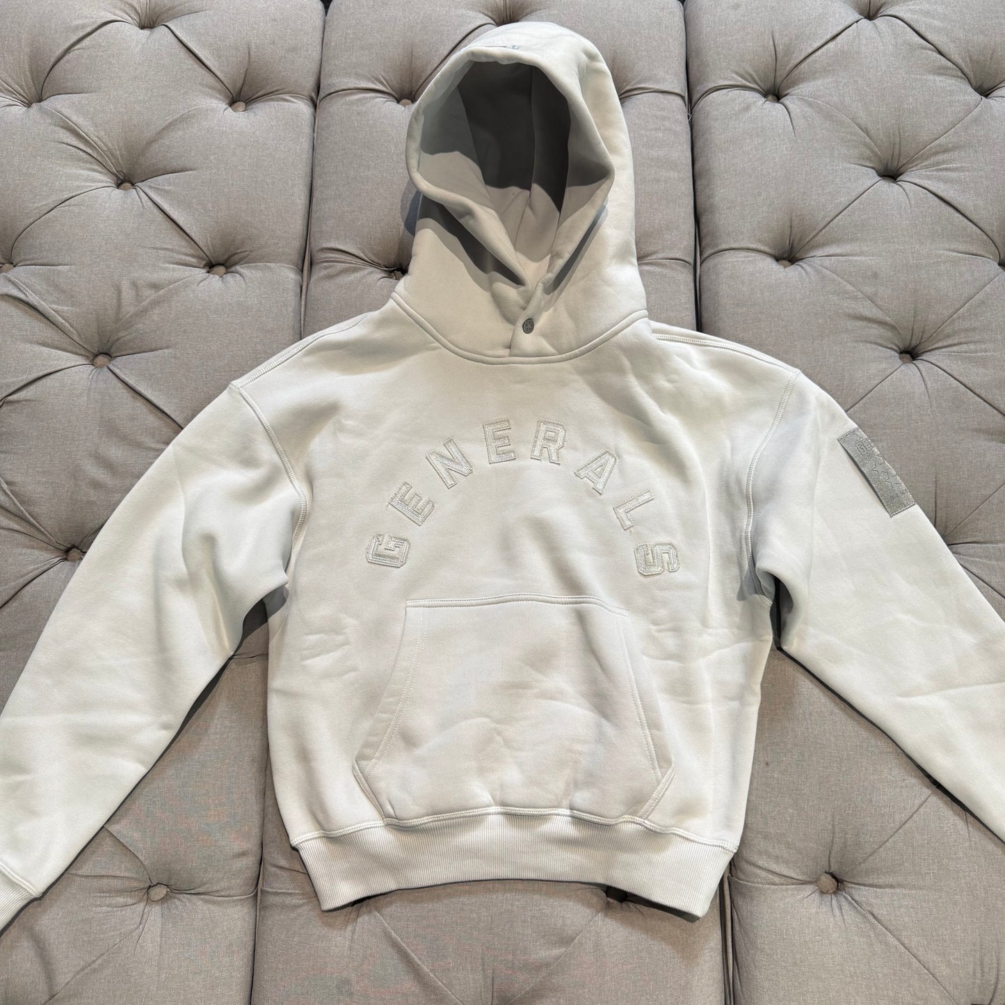 Geedup Generals Oversized Hoodie 'Nimbus Cloud' (Brand New)
