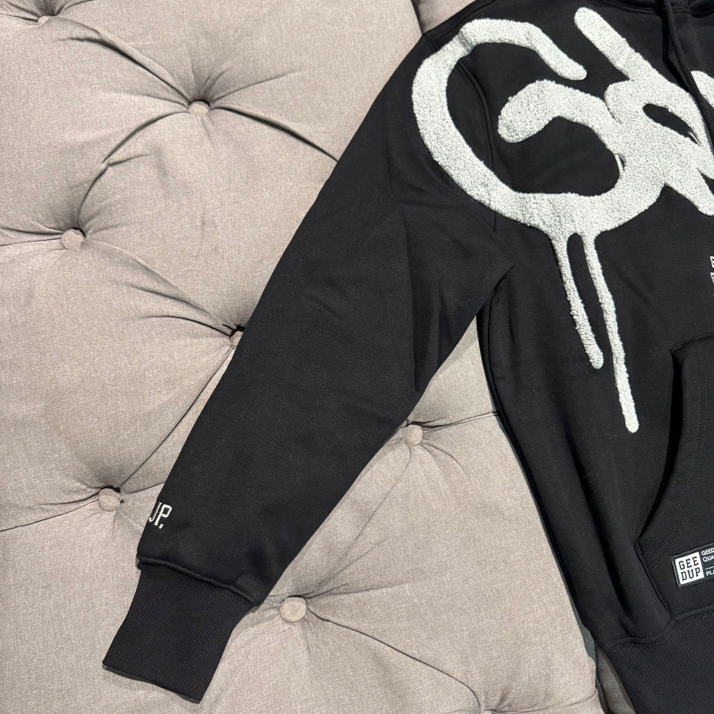 Geedup Handstyle G Hoodie 'Black Grey' (Brand New)