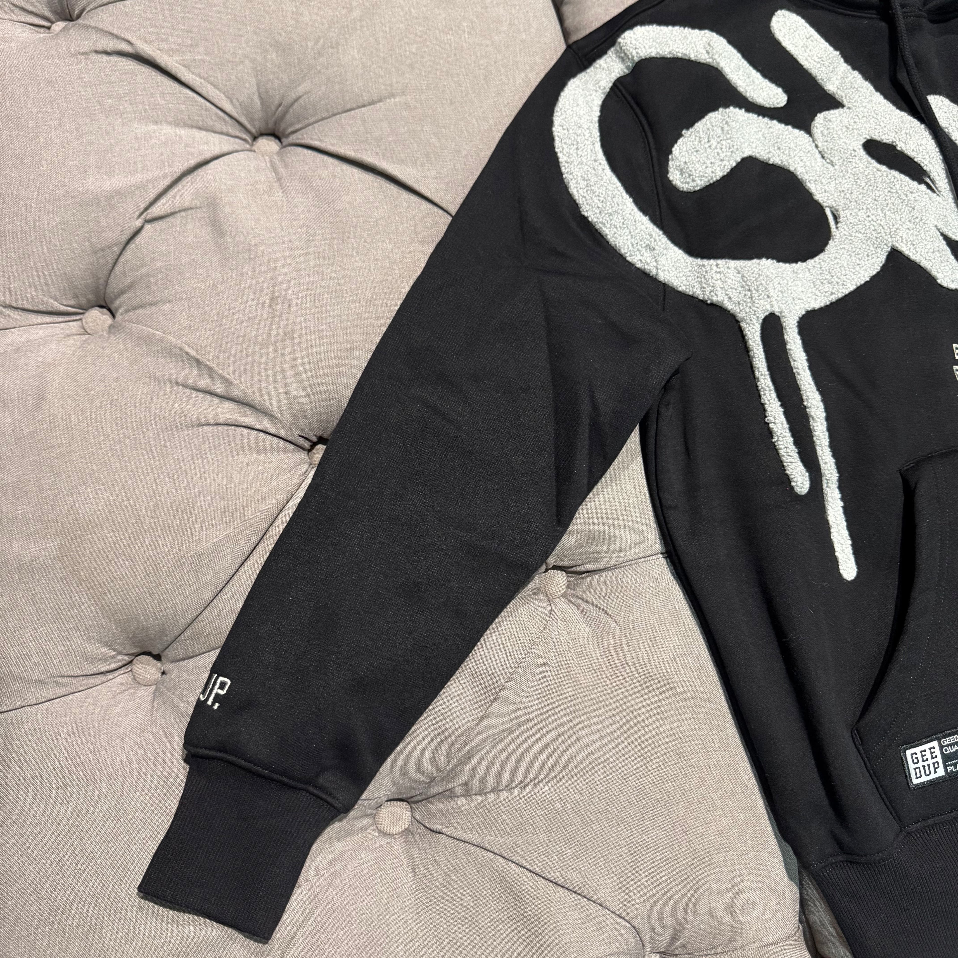 Geedup Handstyle G Hoodie 'Black Grey' (Brand New)