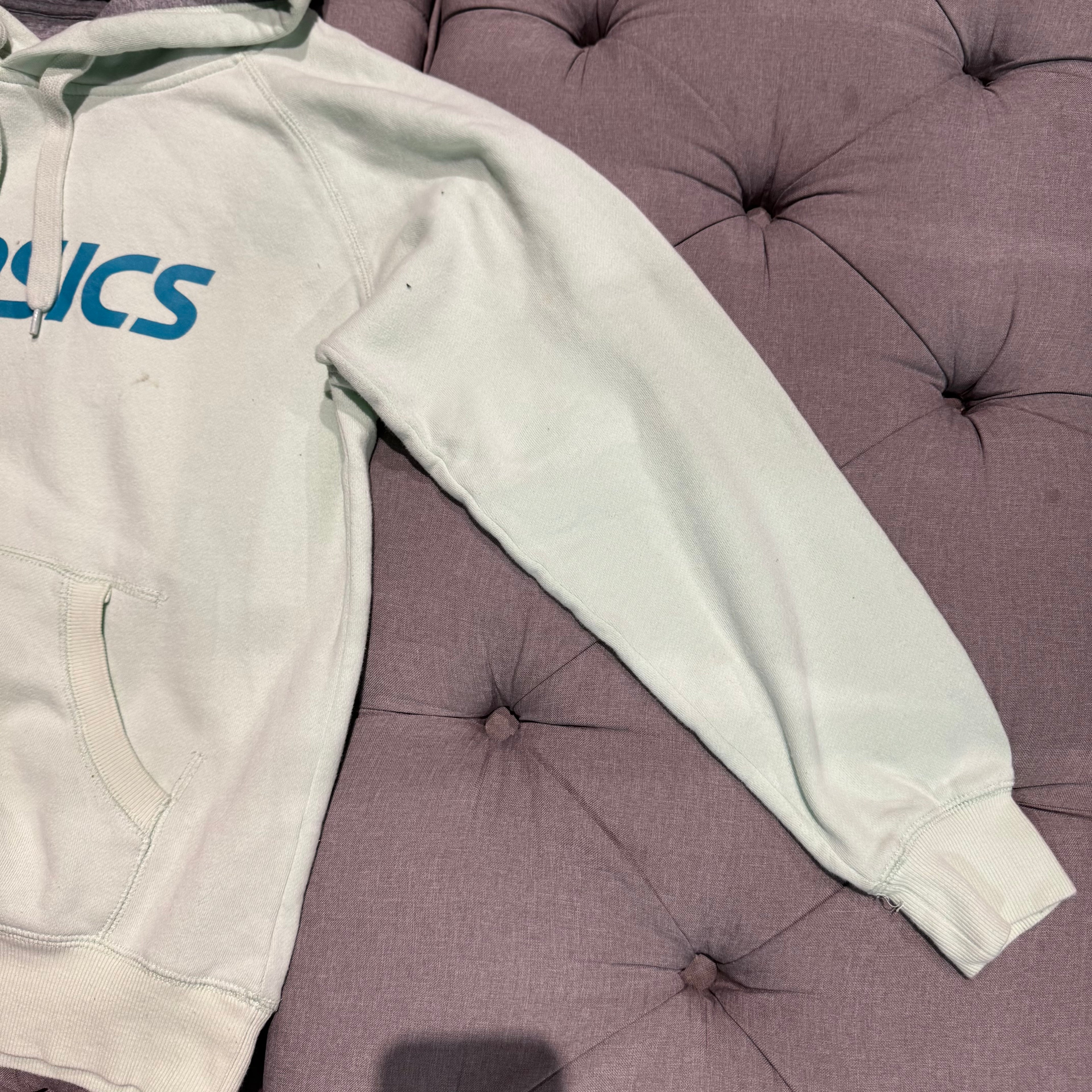 Asics Front Logo Hoodie 'Teal' (Second hand)
