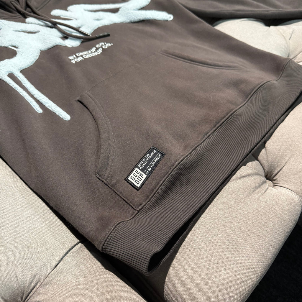Geedup Handstyle Hoodie 'Graphite Pale Blue' (Second hand)