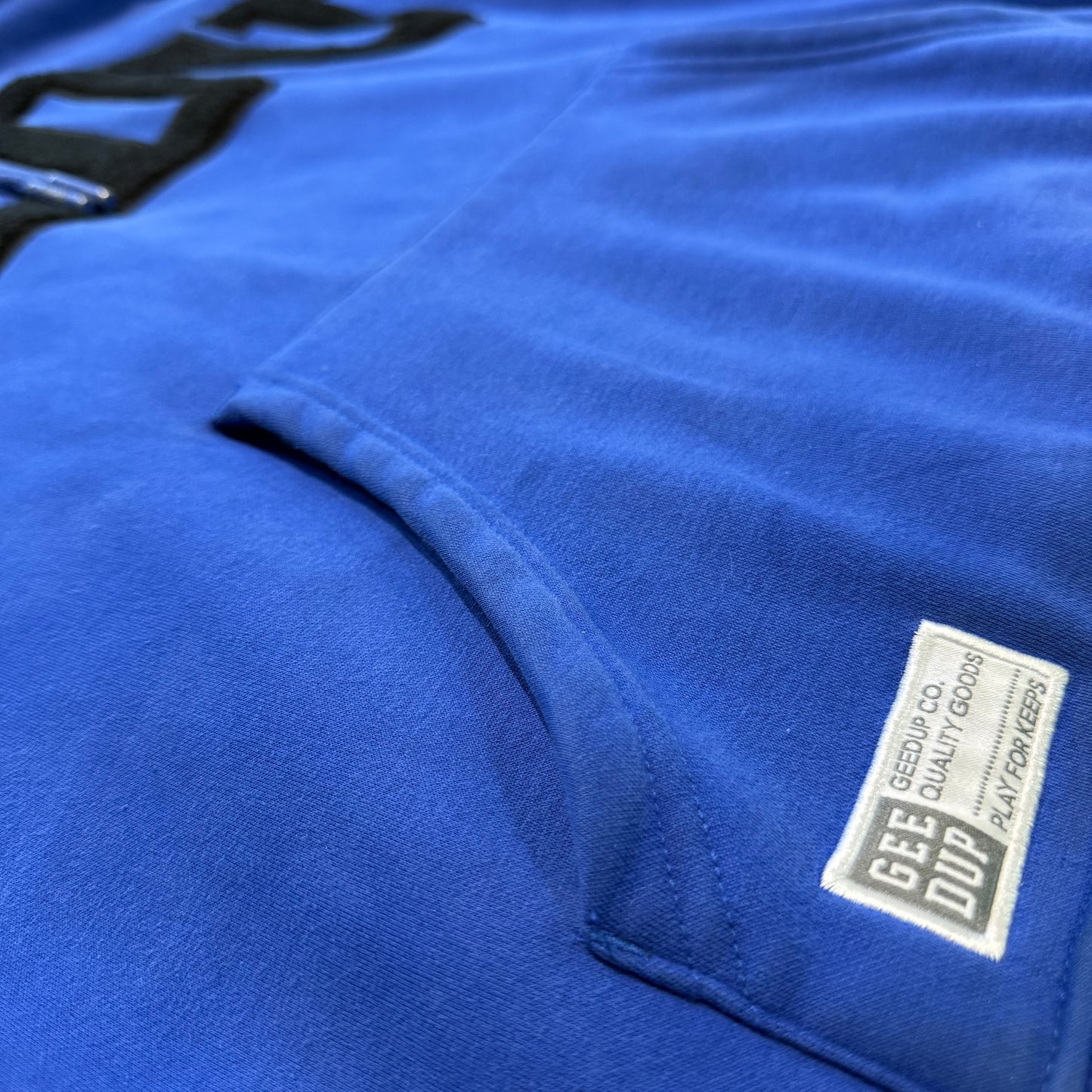 Geedup Team Logo Hoodie 'Royal Blue Black' (Second hand)