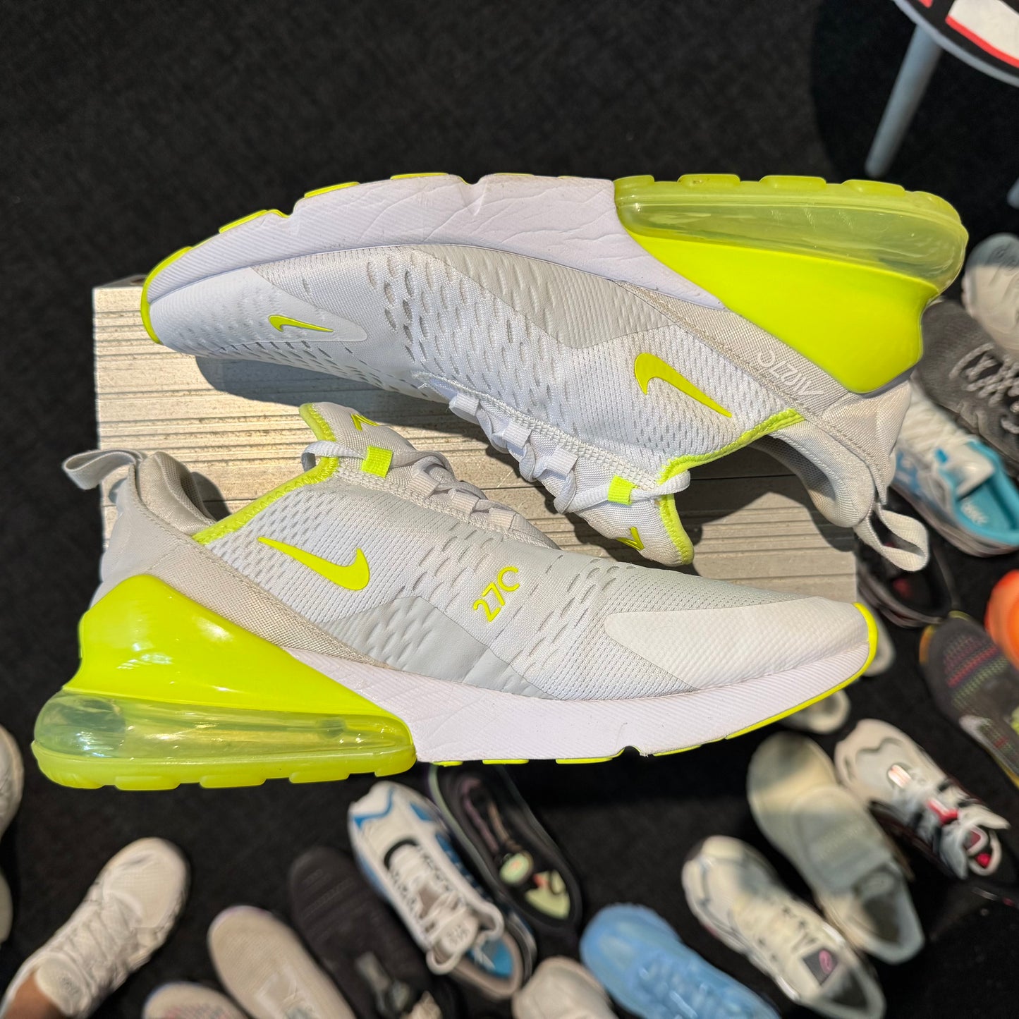 Nike Air Max 270 'White Pack Volt' (Second hand)