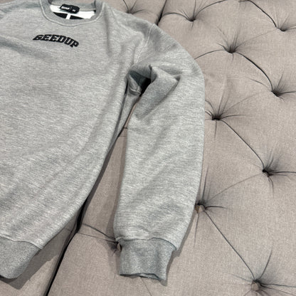 Geedup Us VS Them Crewneck 'Grey Black' (Second hand)