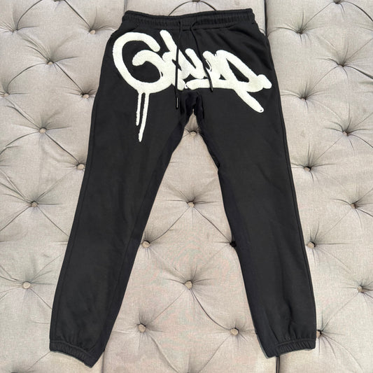 Geedup Handstyle Track Pants 'Black White' (Second hand)
