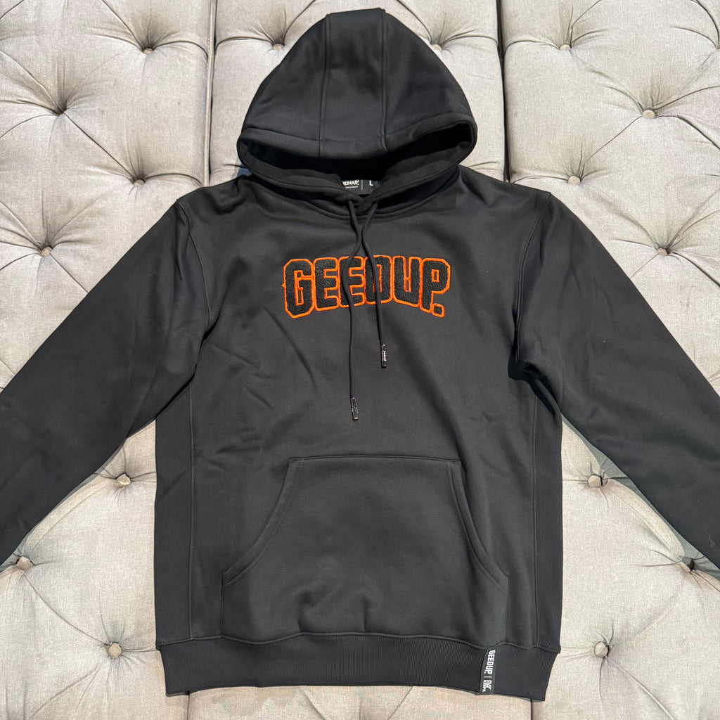 Geedup Play For Keeps Hoodie 'Black Orange Black' (Brand New)