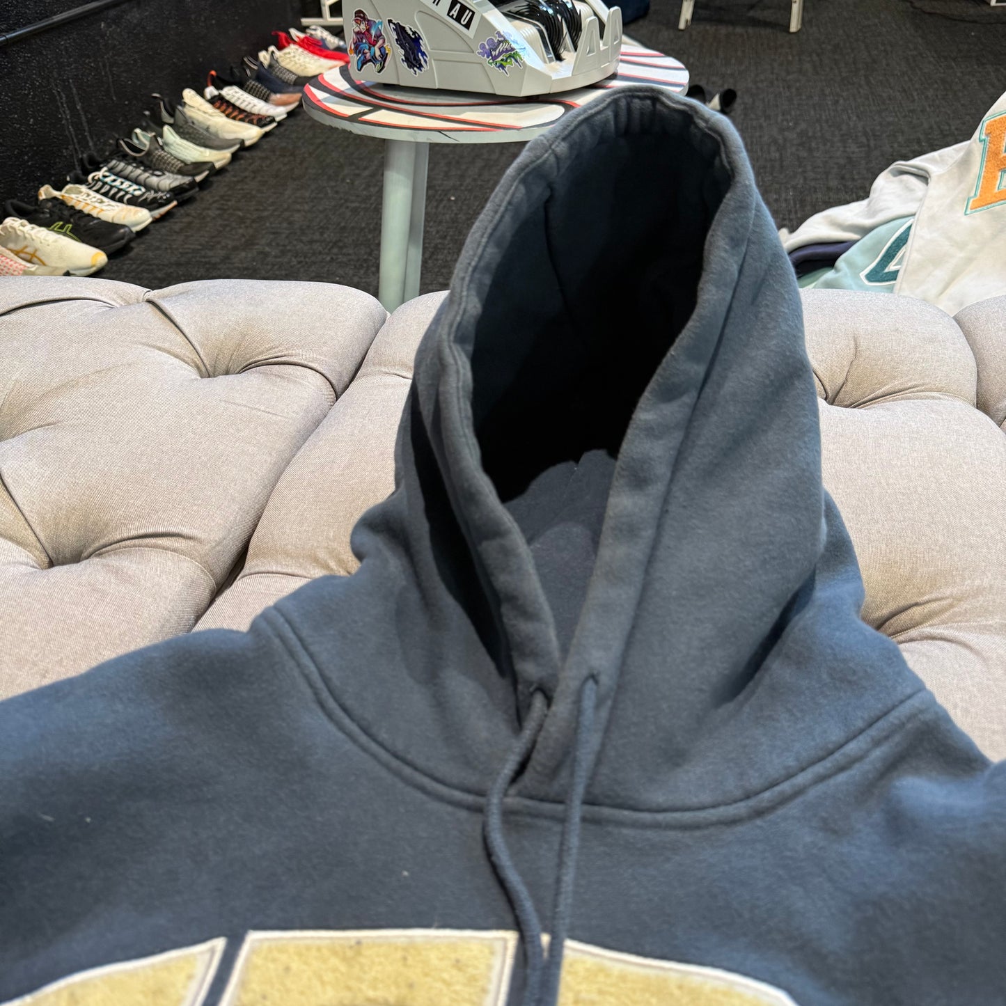 Geedup Team Logo Hoodie 'Navy Cream' (Second hand)
