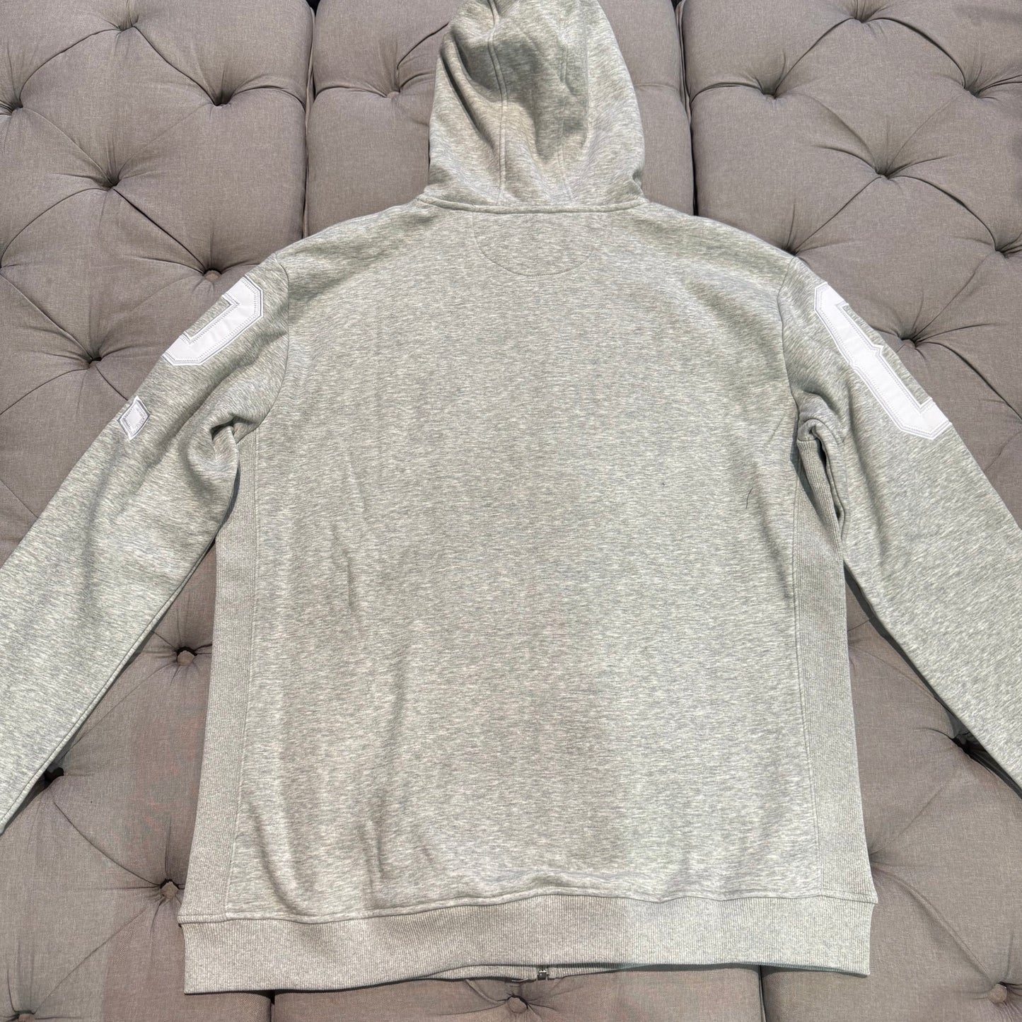 Geedup Zipup Team Logo Hoodie 'Grey White' (Brand New)