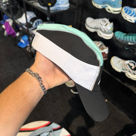 Asics Reflective Piping Cap 'Black White Turquoise' (Brand New)