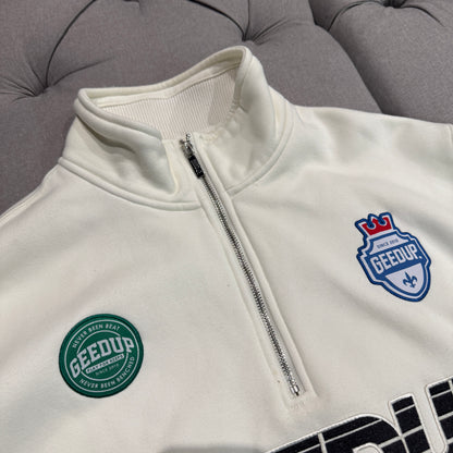 Geedup Sportsman Quarter Zip 'Cream' (Second hand)