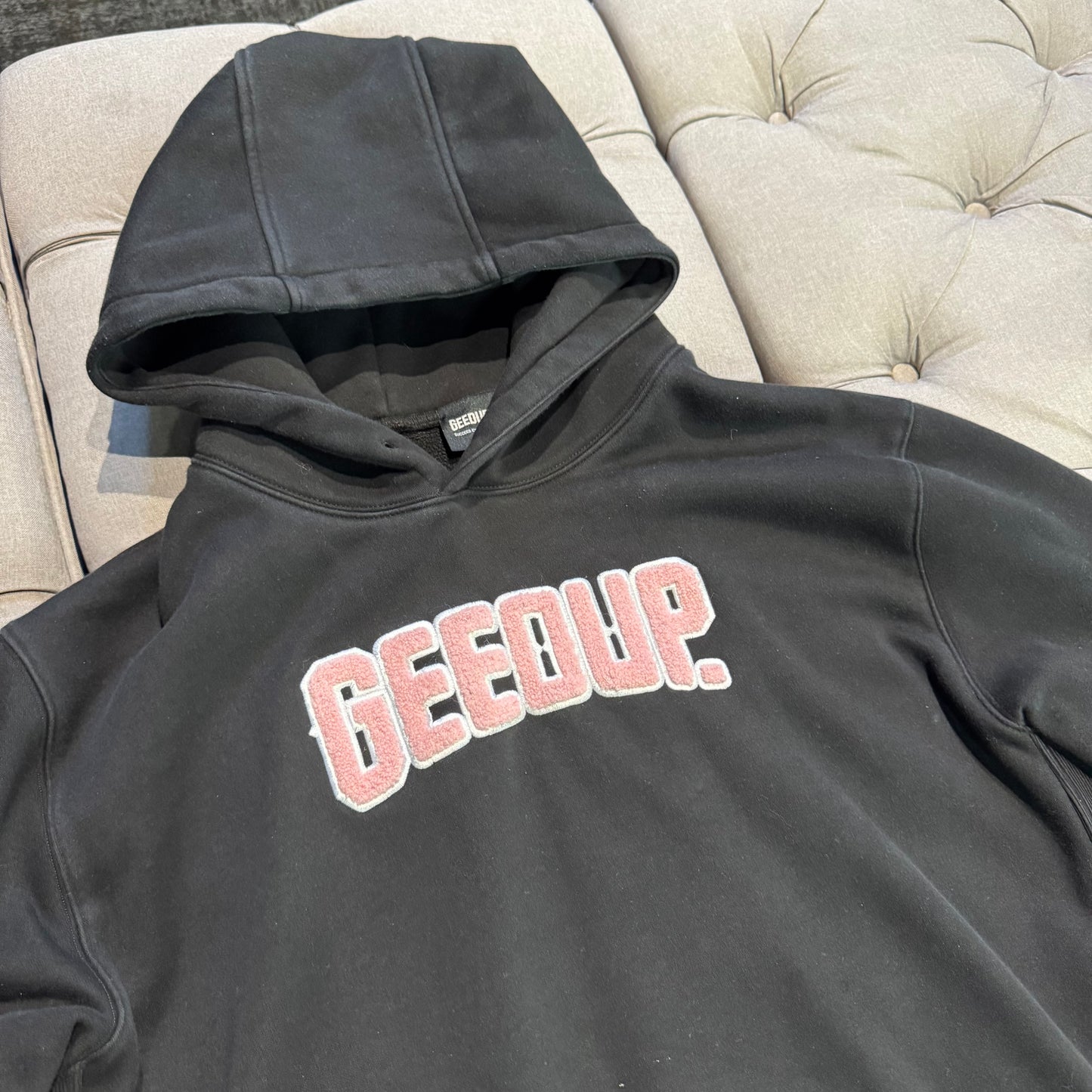 Geedup 13 Years In The Field Hoodie 'Black Pink'  (Second hand)