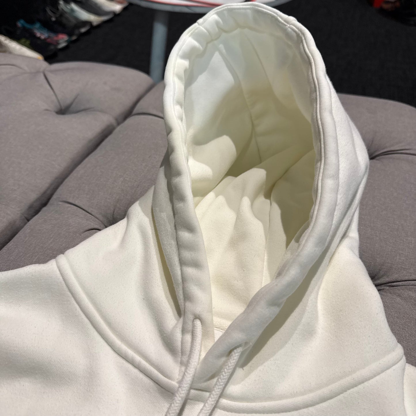 Geedup Team Logo Hoodie 'White Green' (Second hand)