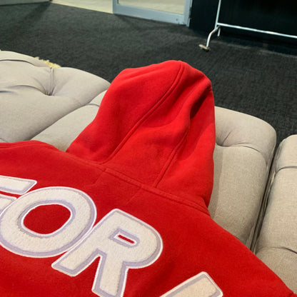 Geedup Play For Keeps Hoodie 'Red White' (Second hand)