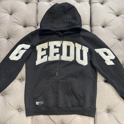 Geedup Team Logo Hoodie 'Black Grey' (Second hand)