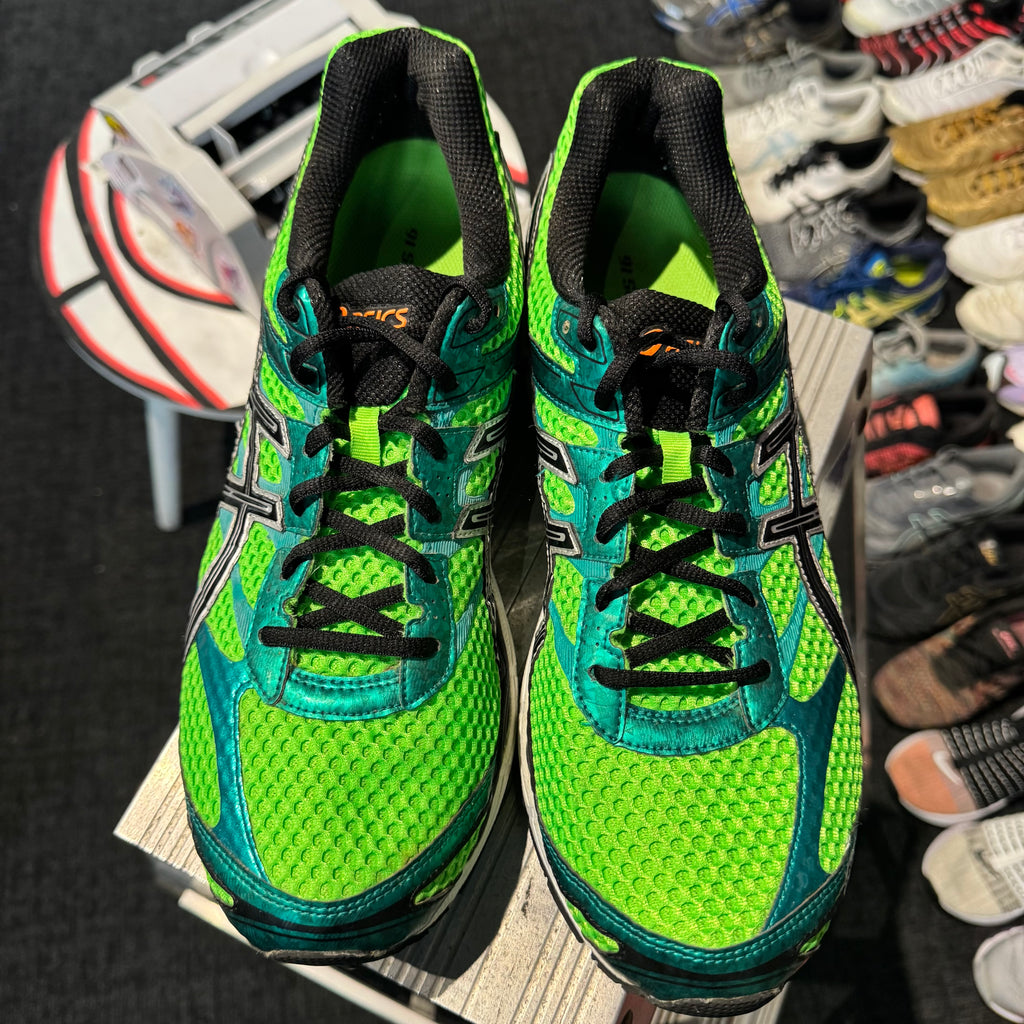 Asics Gel Cumulus 16 (2014) 'Flash Green Black Flash Orange' (Second hand)