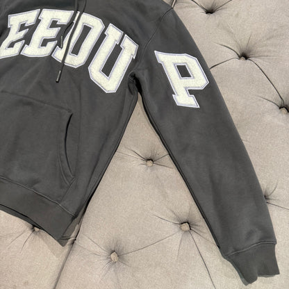 Geedup Team Logo Hoodie 'Ashpalt Grey White' (Second hand)