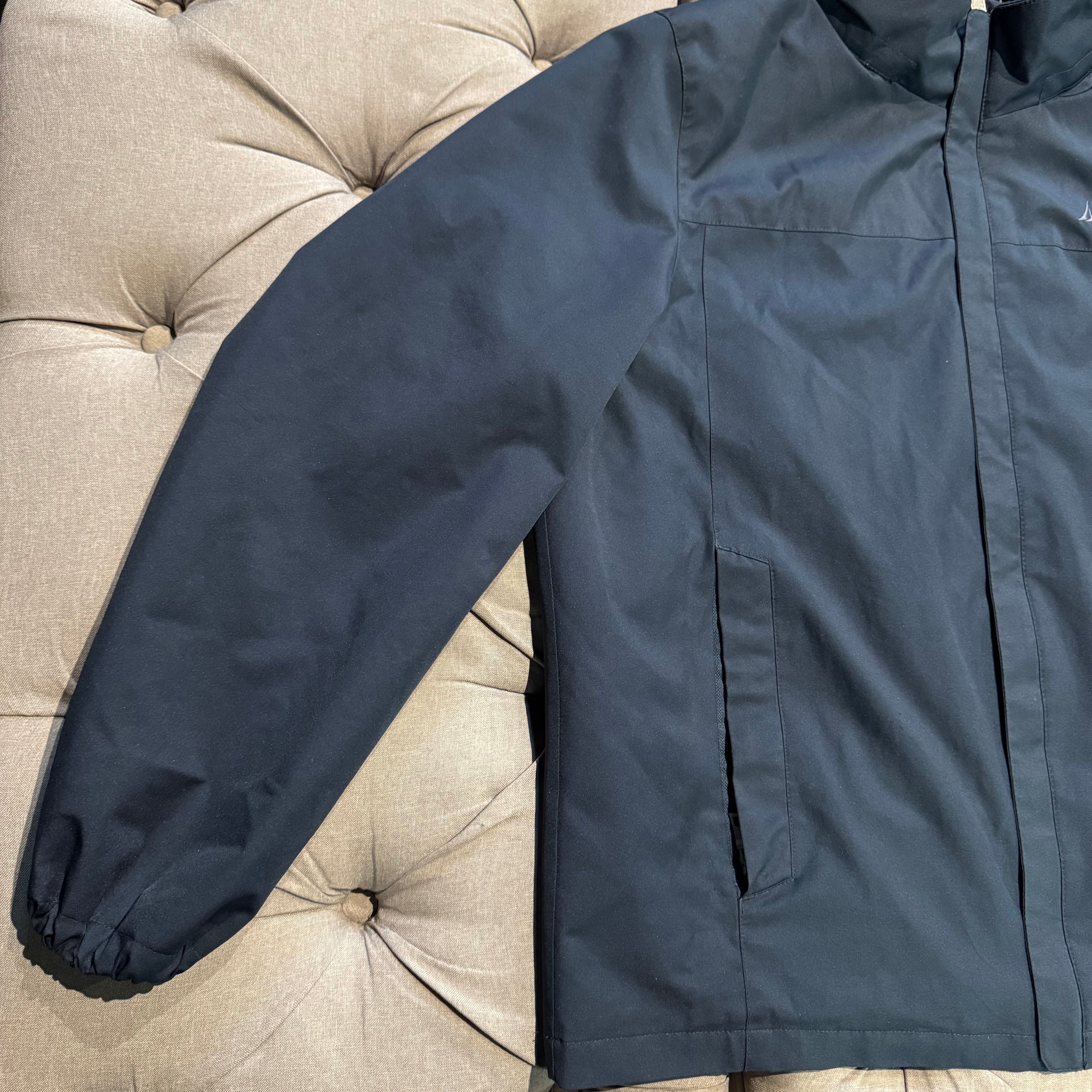 Nautica Tuck In Hood Jacket 'Navy' (Second hand)