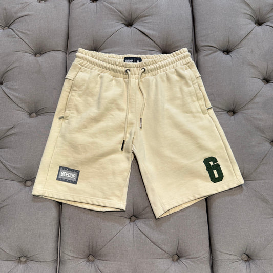 Geedup G Logo Shorts 'Cream Green' (Second hand)