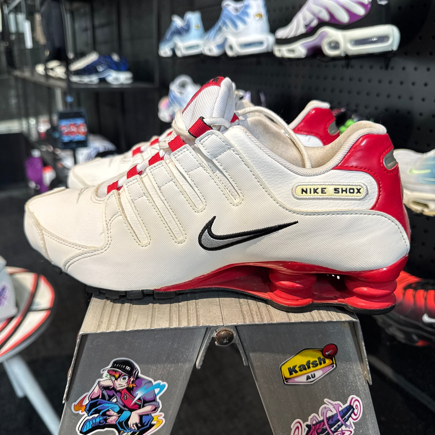 Nike Shox NZ 'White University Red' (Second hand)