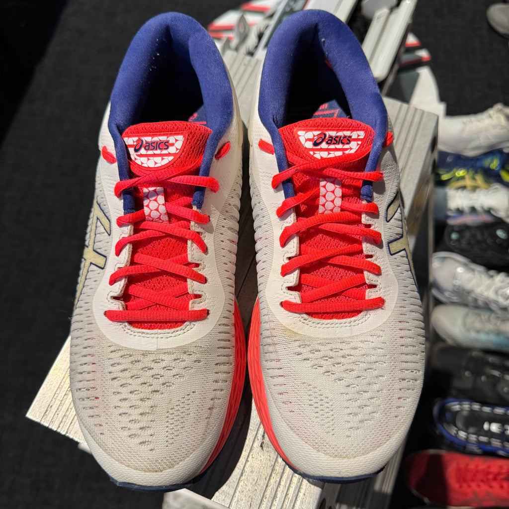 Asics Gel Kayano 25 'White Salmon Navy' (Second hand)