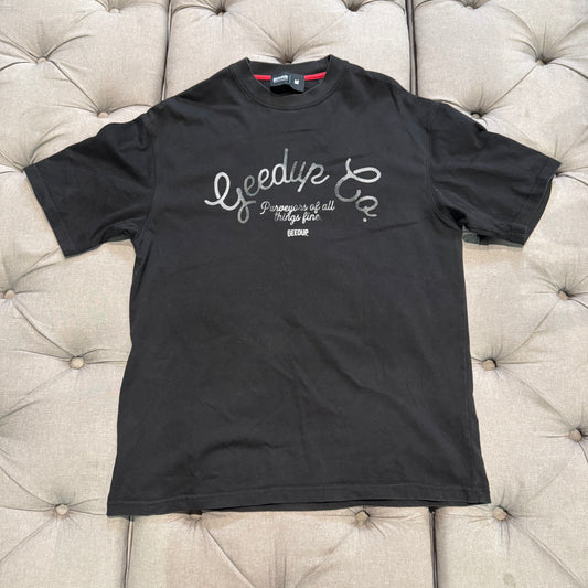 Geedup Purveyours Of All Things Fine T-shirt 'Black White' (Second hand)