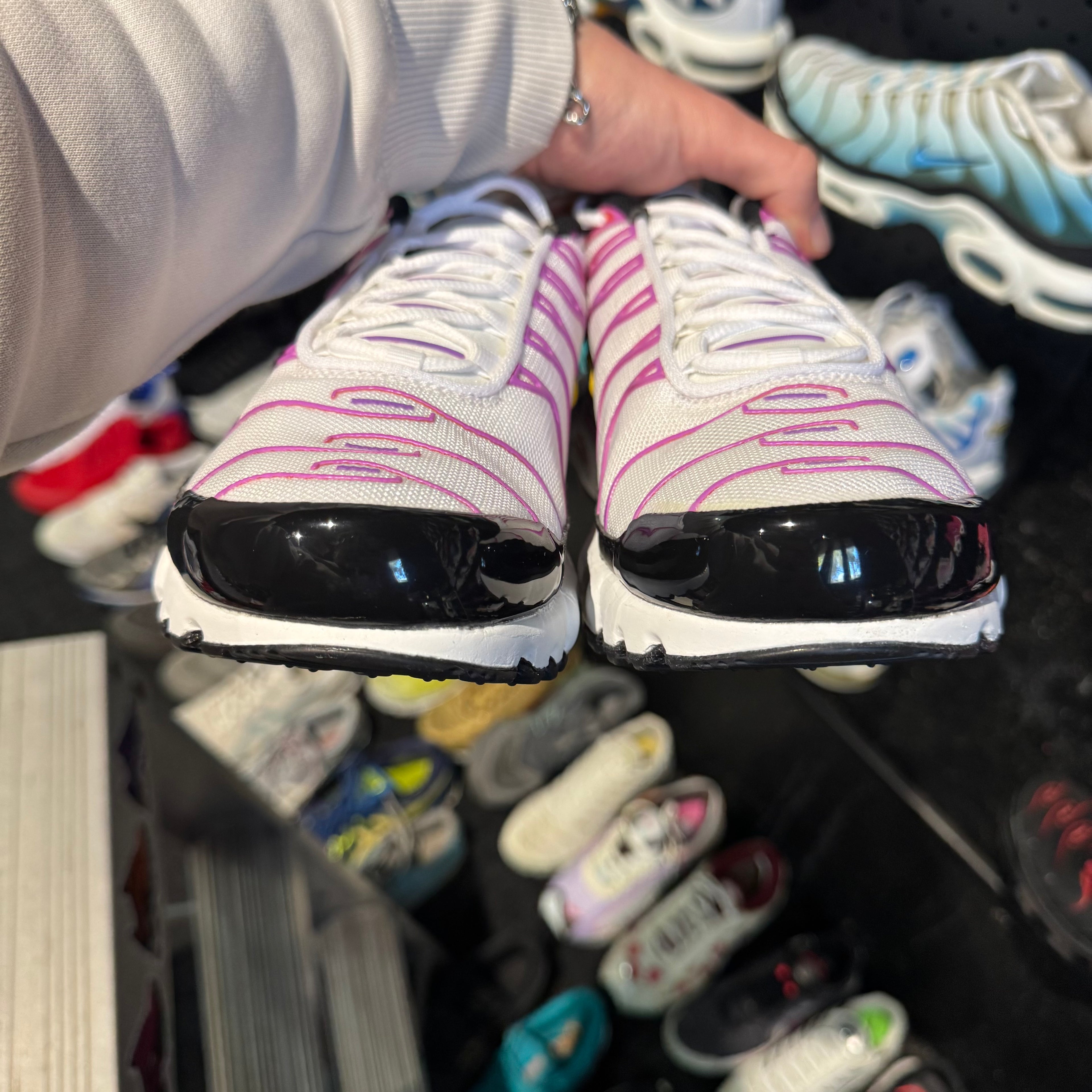 Nike Air Max Plus TN 'White Citron Pulse Black' (Brand New)
