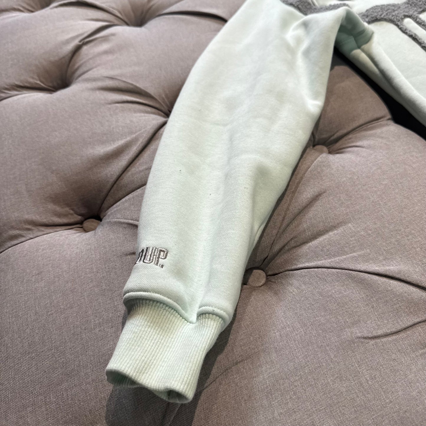 Geedup Handstyle Hoodie 'Teal Grey' (Second hand)