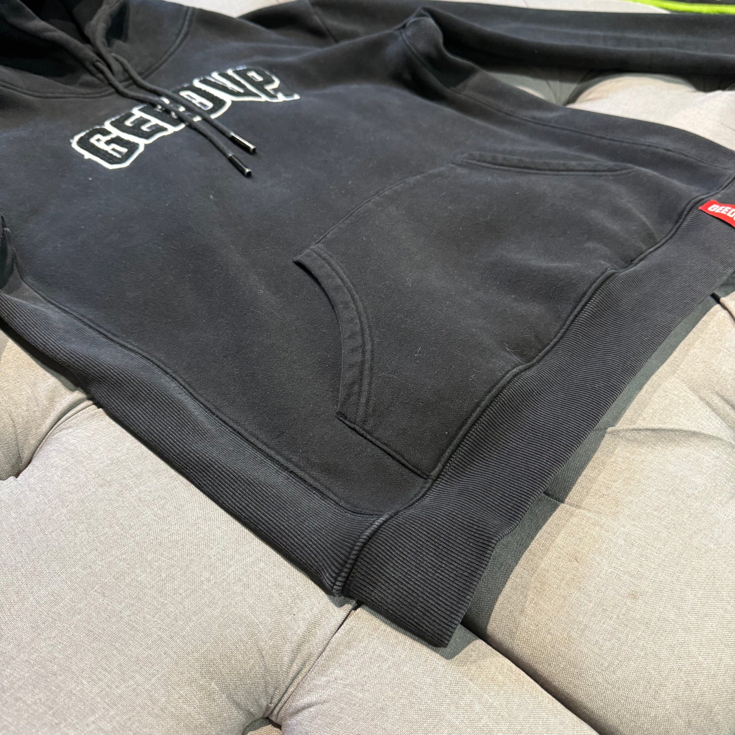 Geedup Play For Keeps Hoodie 'Black White Black' (Second hand)