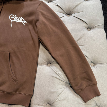 Geedup Proud To Be A Problem Hoodie 'Brown Teal' (Second hand)