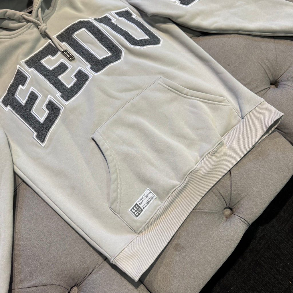 Geedup Team Logo Hoodie 'Grey Monochrome' (Second hand)