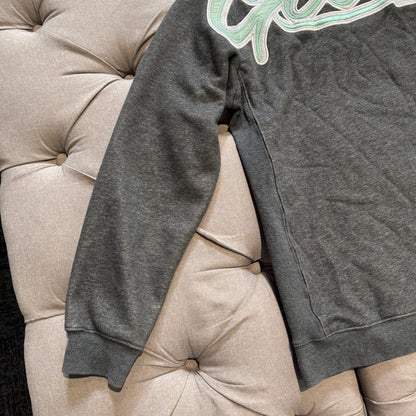 Geedup OS Script Crewneck 'Grey Teal' (Second hand)