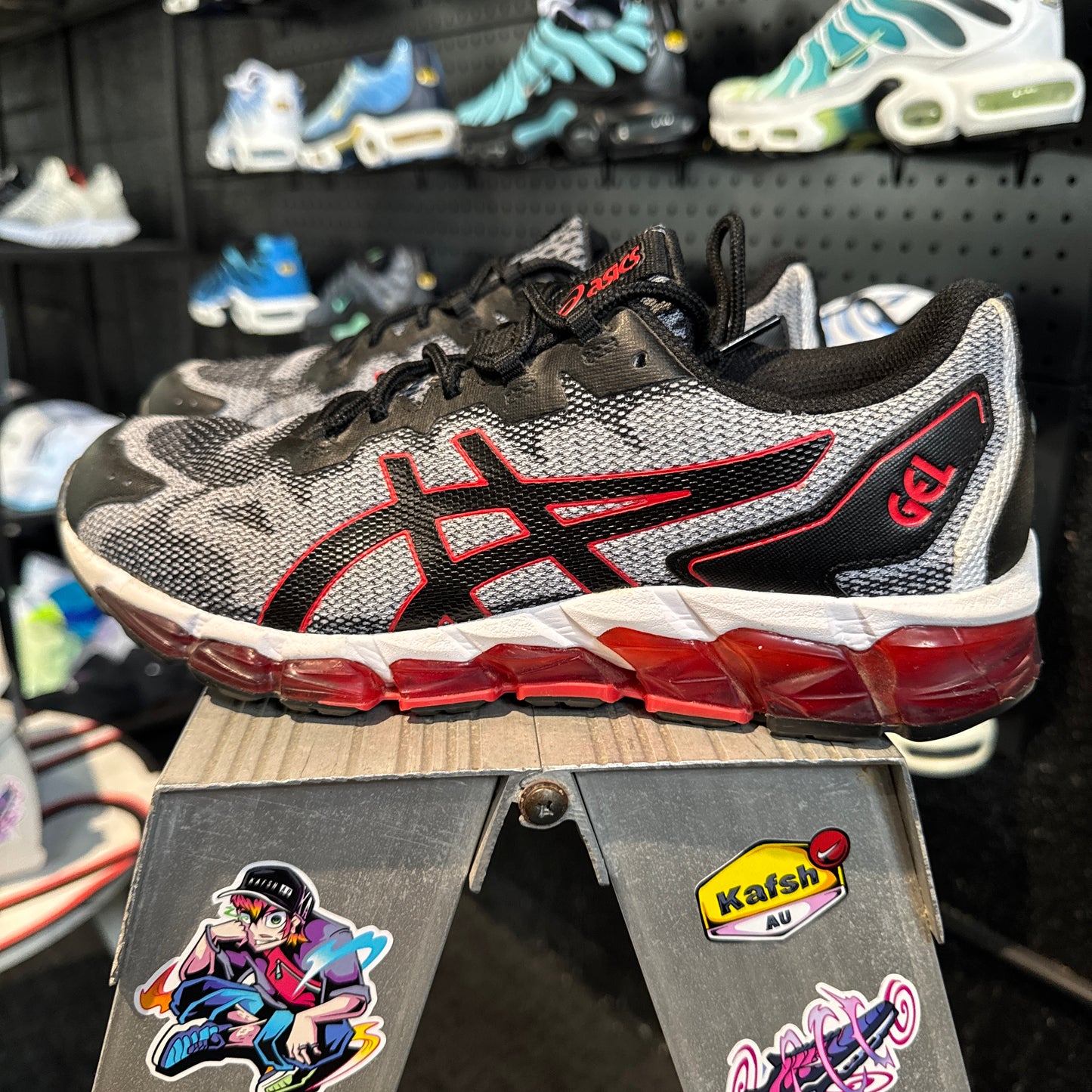 Asics Gel-Quantum 360 6 'Grey Black Classic Red' (Second hand)