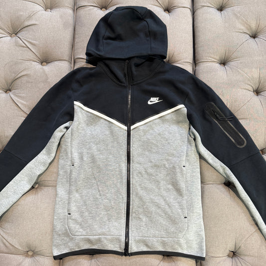 Nike Tech Fleece Jacket 'Black Grey' (Second hand)