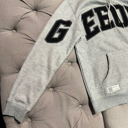Geedup Team Logo Hoodie 'Grey Black' (Second hand)