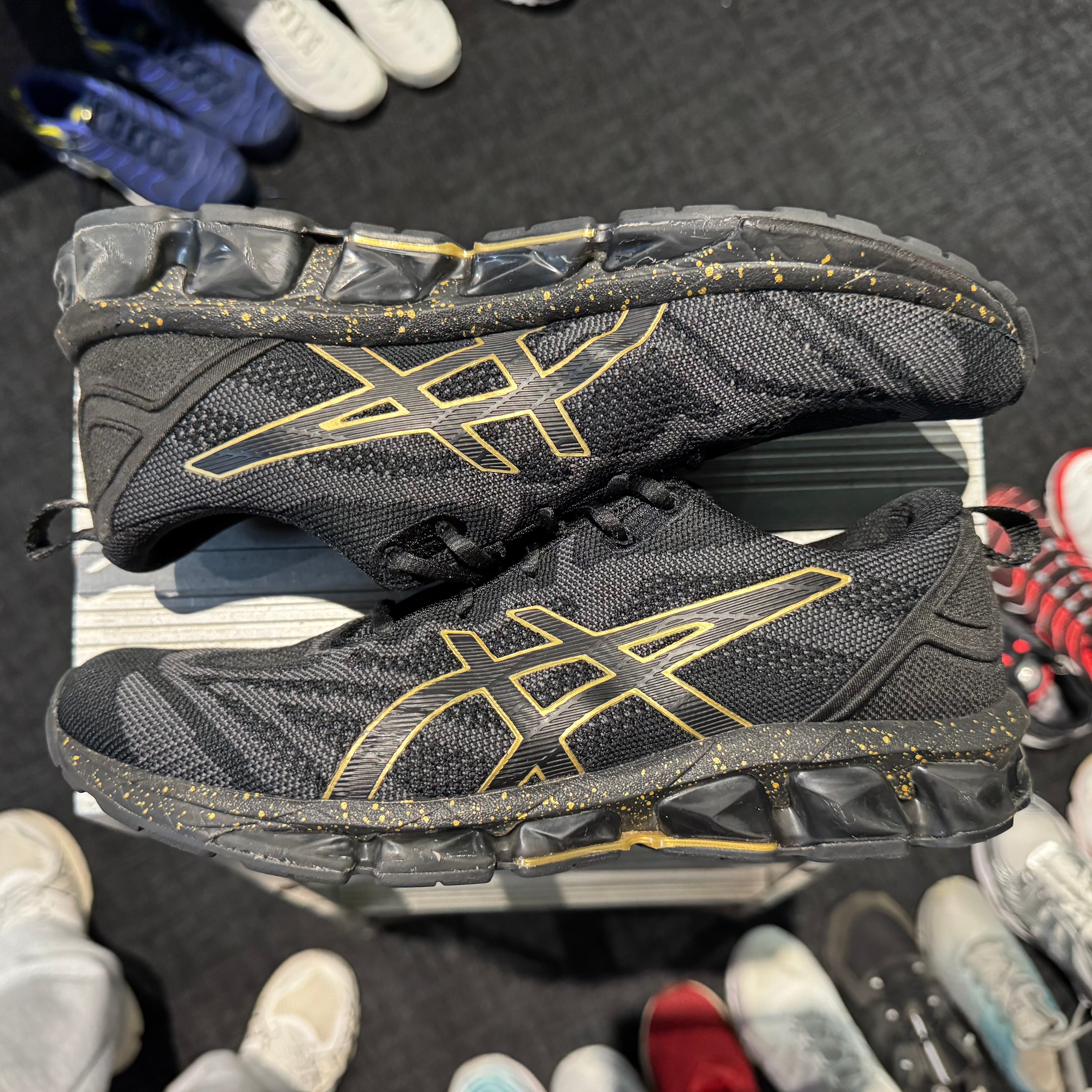 Asics Gel-Quantum 360 7 Knit 'Tokyo Neon Black Gold' (Second hand)
