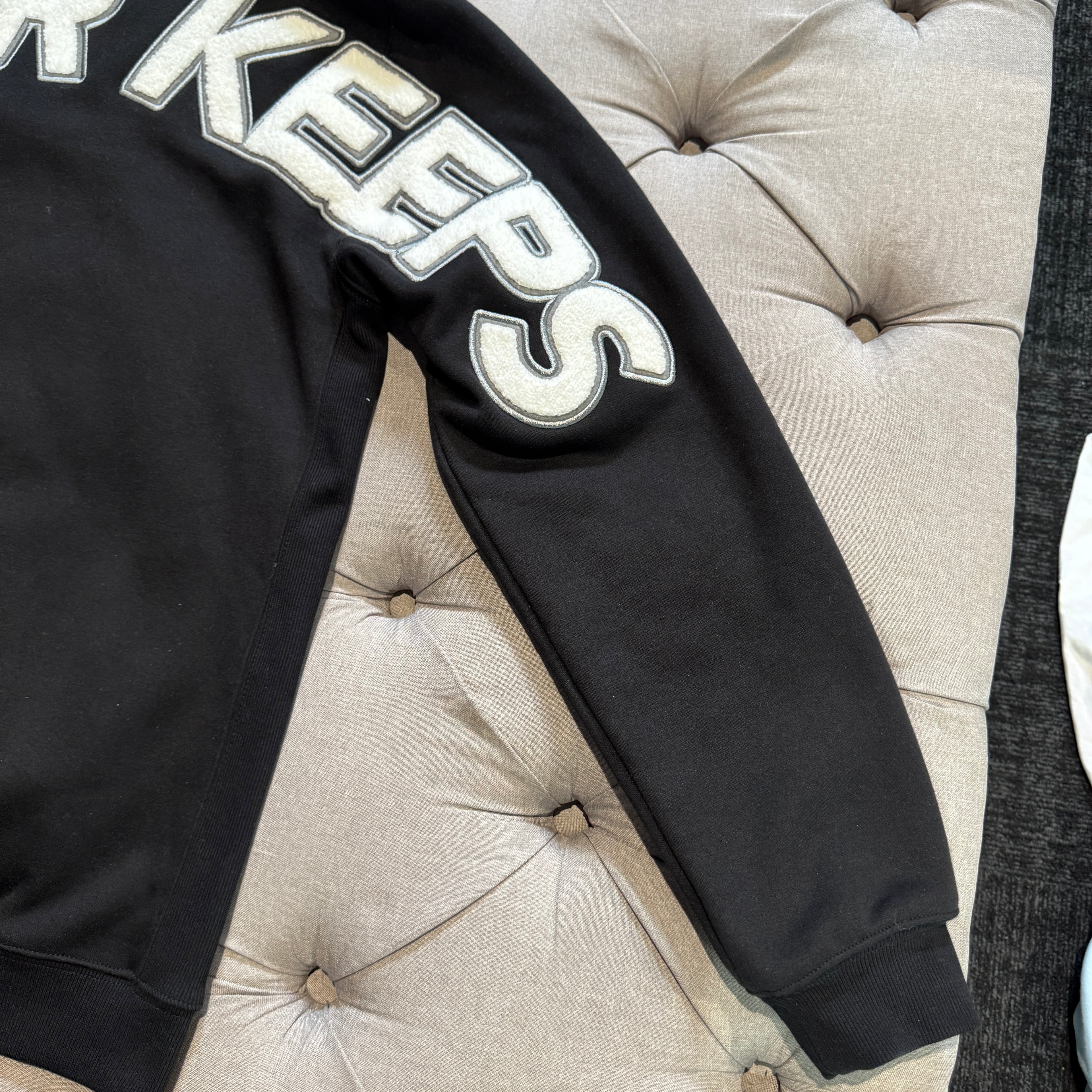 Geedup Play For Keeps Hoodie 'Black White' (Second hand)