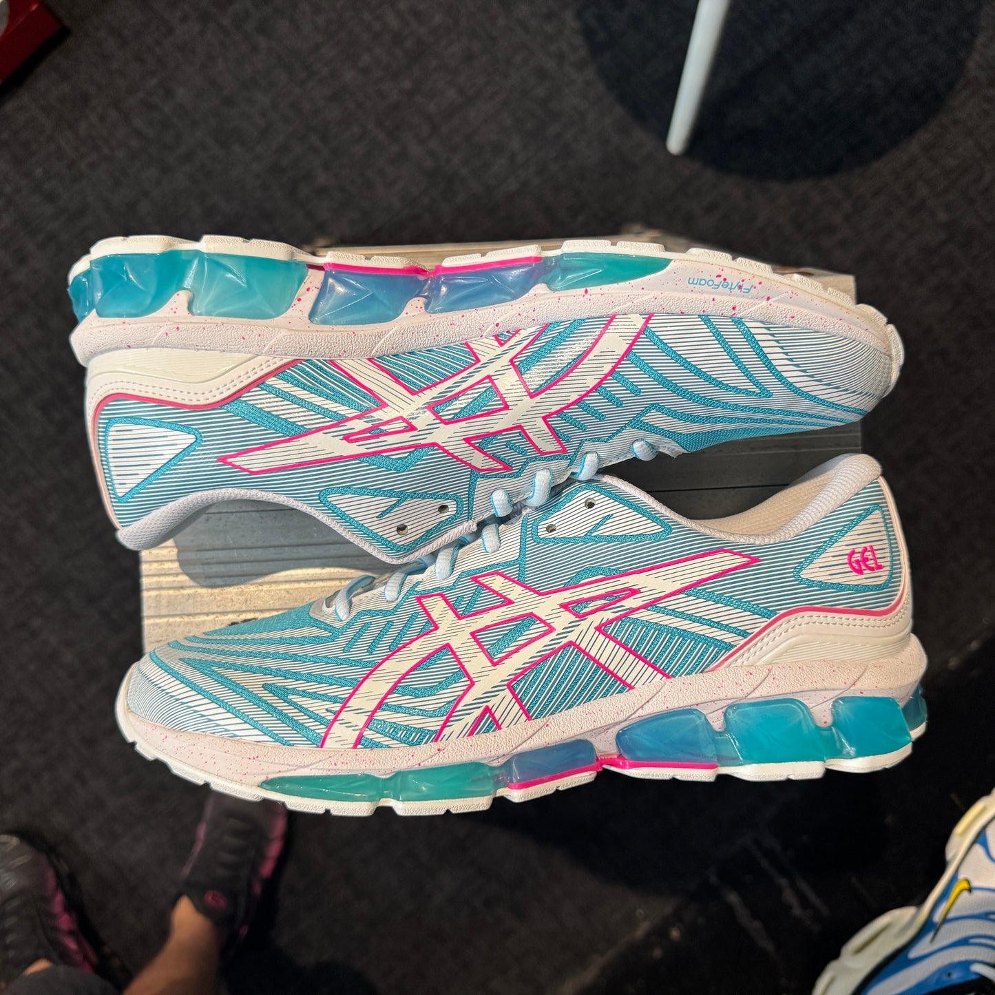 Asics Gel-Quantum 360 7 'White Aquarium Blue Pink' (Second hand)