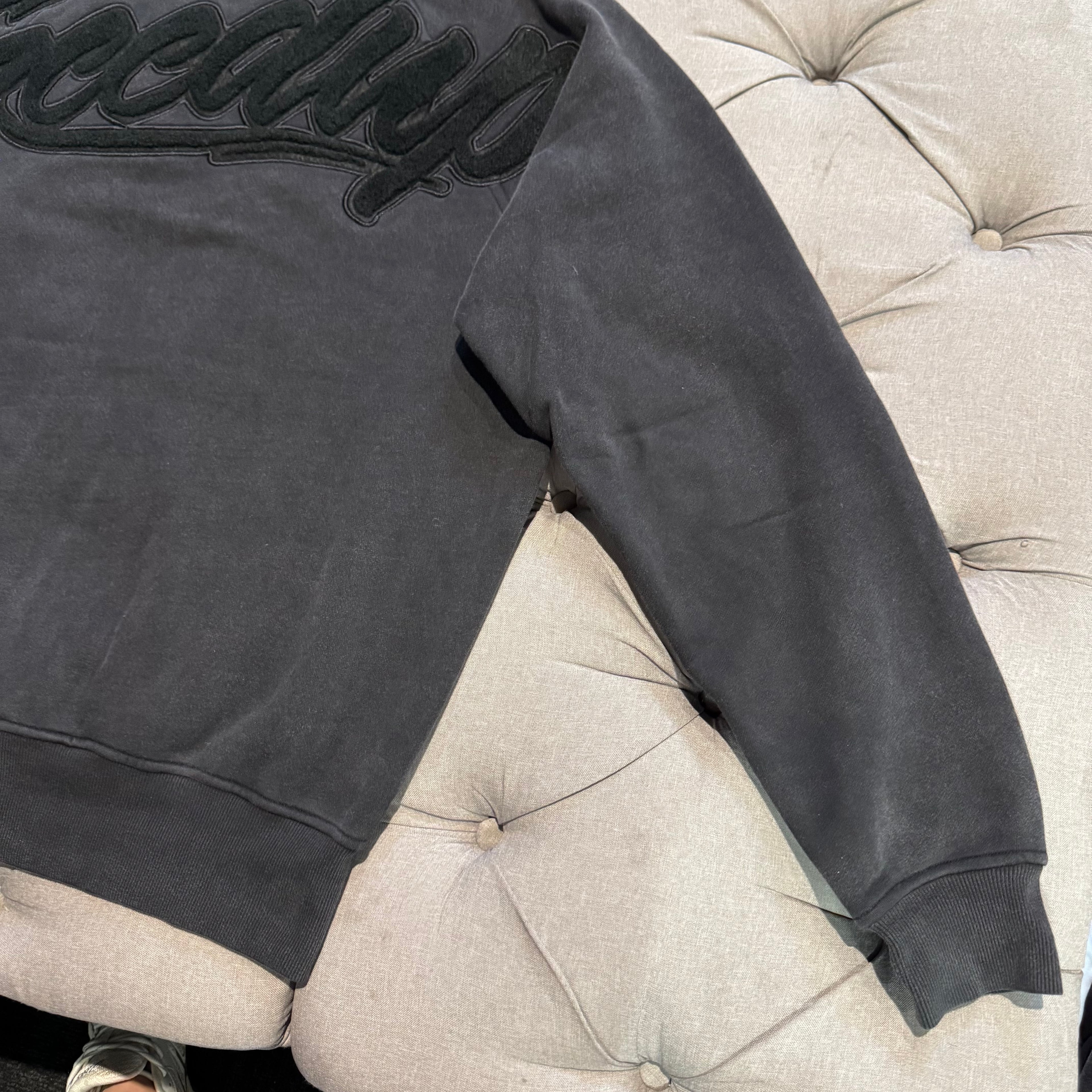 Geedup OS Script Hoodie 'Washed Black' (Second hand)