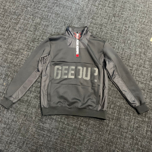 Geedup Team Logo Quarter Zip 'Black Red' (Second hand)