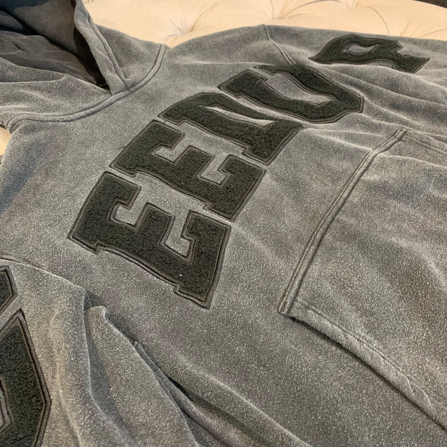 Geedup Team Logo Hoodie 'Washed Black (Second hand)