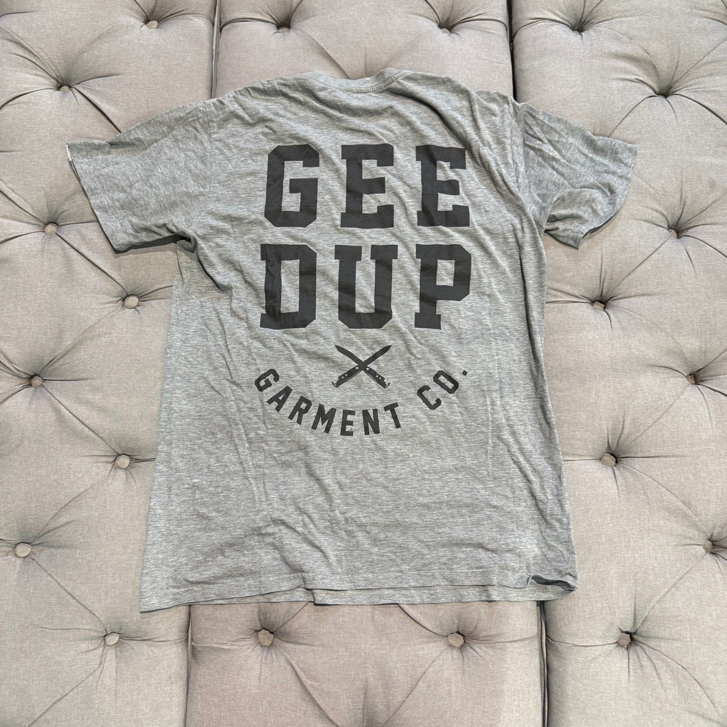Geedup Garment Co T-Shirt 'Grey Black' (10+ YEAR OLD RELEASE) (Second hand)