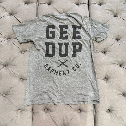 Geedup Garment Co T-Shirt 'Grey Black' (10+ YEAR OLD RELEASE) (Second hand)