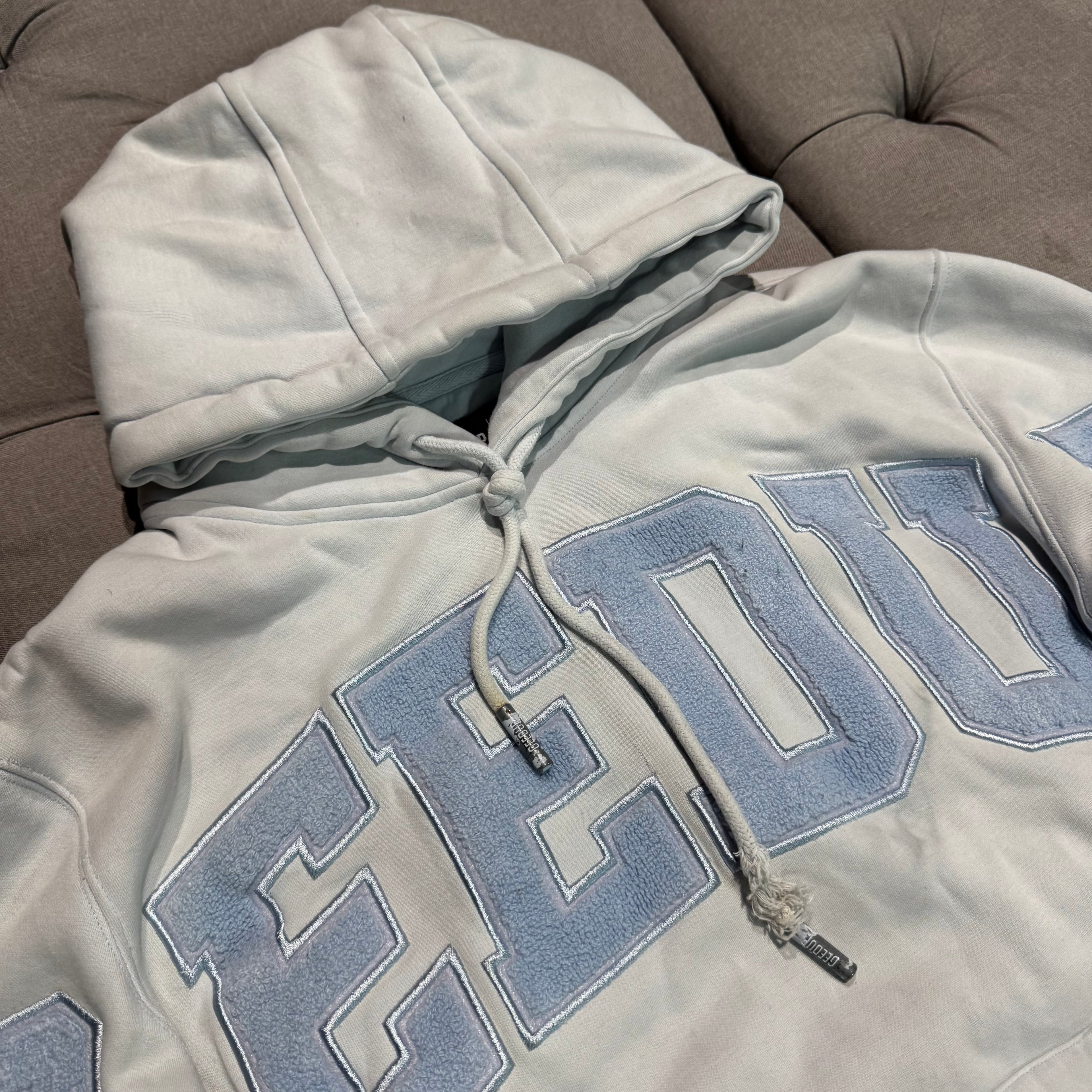 Geedup Team Logo Hoodie 'Pale Blue' (Second hand)