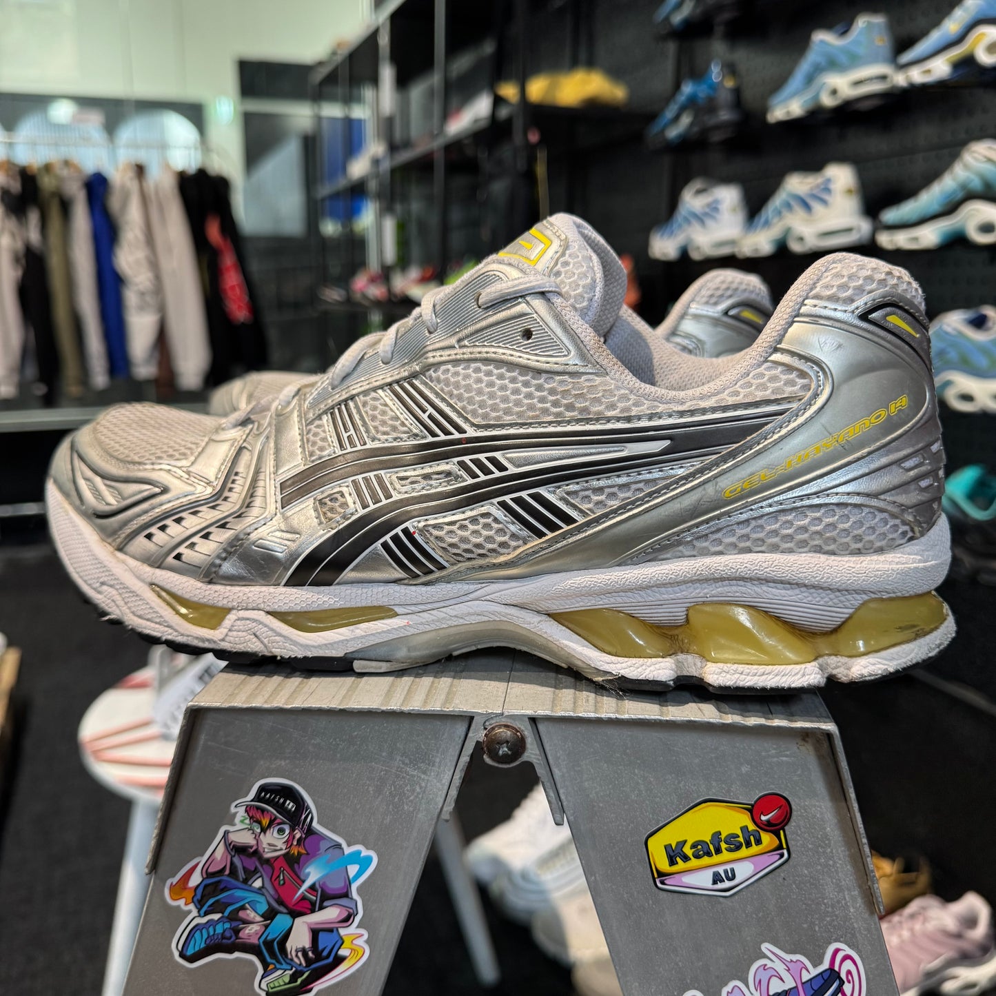 Asics Gel Kayano 14 'White Taichi Yellow' (Second hand)