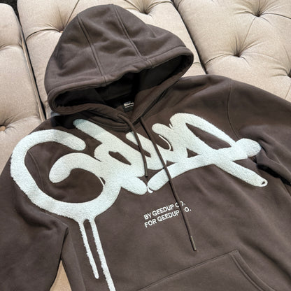 Geedup Handstyle Hoodie 'Graphite Pale Blue' (Second hand)