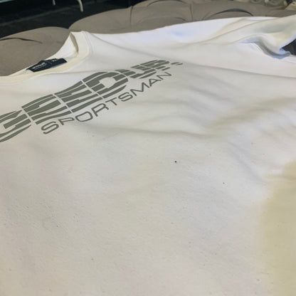 Geedup Sportsman Crewneck 'White Black' (Second hand)