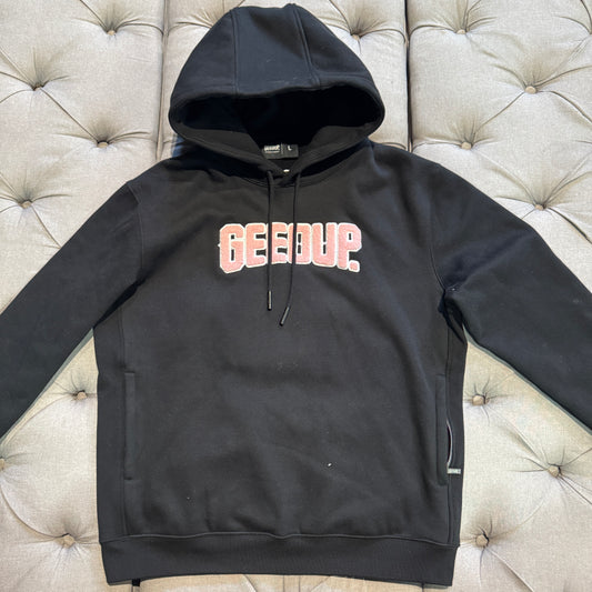 Geedup 13 Years In The Field Hoodie 'Black Pink' (Second hand)