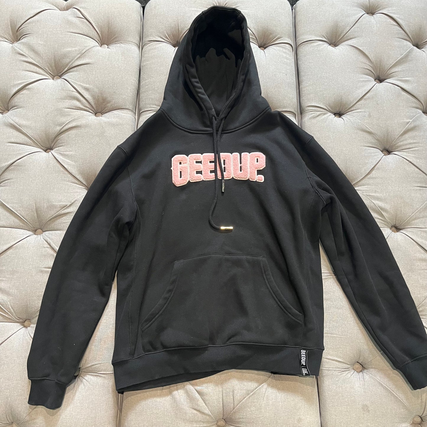 Geedup Play For Keeps Hoodie 'Black Pink' (Second hand)