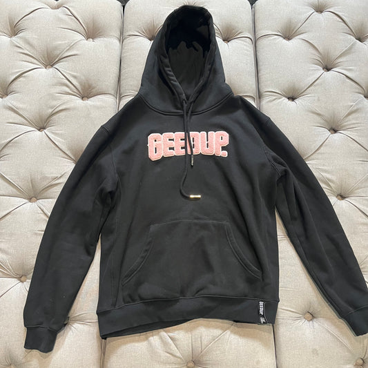 Geedup Play For Keeps Hoodie 'Black Pink' (Second hand)